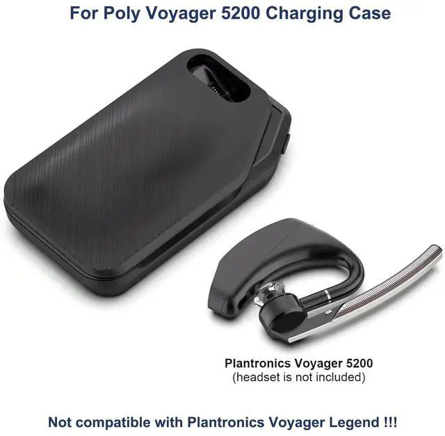 Alt view image 2 of 7 - Charging Case for Poly Voyager 5200, Replacement Charger Box Case Cover for Plantronics Voyager 5200 Headset