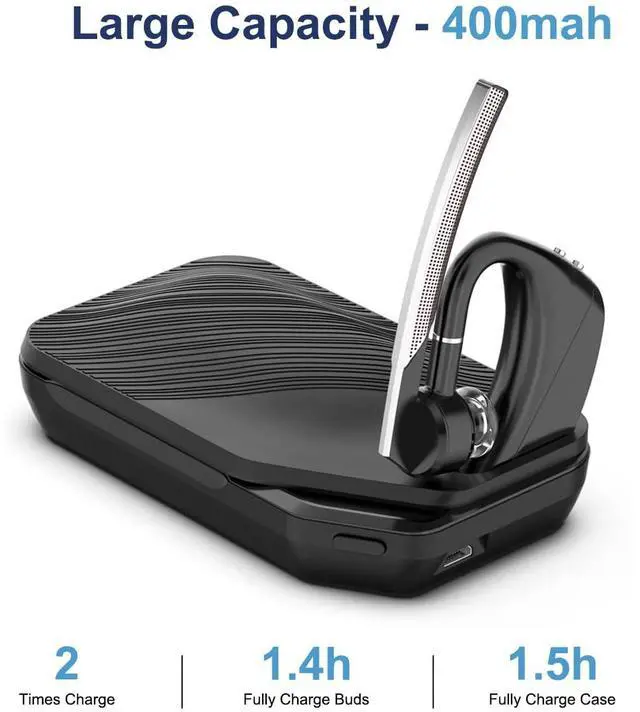 Alt view image 3 of 7 - Charging Case for Poly Voyager 5200, Replacement Charger Box Case Cover for Plantronics Voyager 5200 Headset