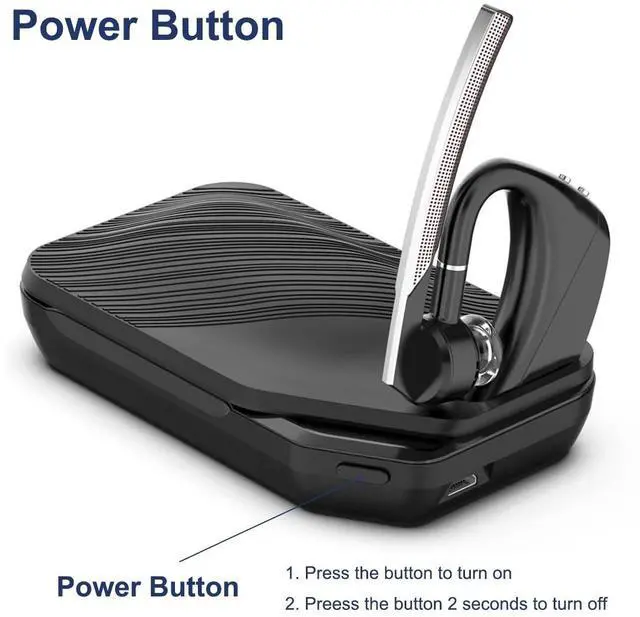 Alt view image 5 of 7 - Charging Case for Poly Voyager 5200, Replacement Charger Box Case Cover for Plantronics Voyager 5200 Headset