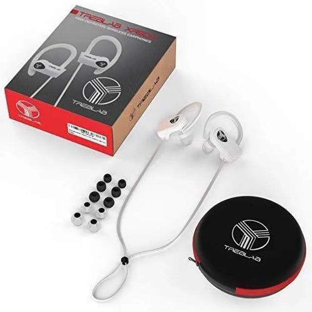 Alt view image 6 of 6 - XR500 Bluetooth Running Headphones, IPX7 Waterproof | Noise Cancelling, Secure-Fit, Wireless Sport Earbuds with Mic