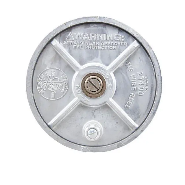 Alt view image 3 of 6 - 80149 Tie-Wire Reel Set, Made in USA, with Wire Reel and Pad, Rewind Knob for Tangle-Free Storage, 2-Piece