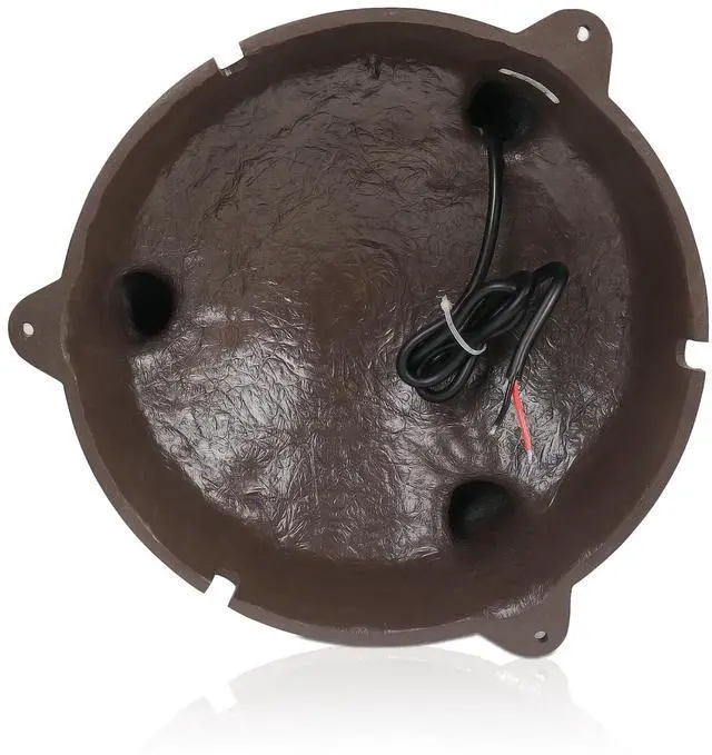 Alt view image 4 of 4 - 2-Way 8" High-Fidelity Weatherproof Passive Outdoor 360° Dispersion Speaker, 70V/100V/8-Ohm, Home & Commercial Installation for Garden, Yard, Deck, Brown (OMNI-82BR)