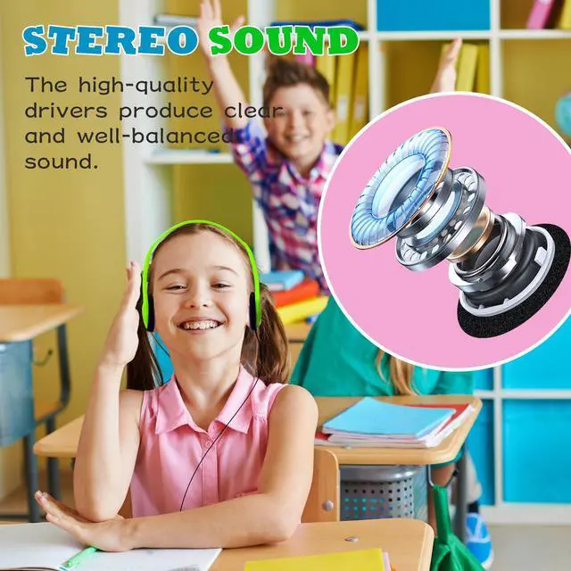 Alt view image 5 of 7 - USB-C Headphones, 30-Pack, Multi Color | Bulk, Suitable for Classroom, School Children & Teenagers, Compatible with Pad & Smartphones