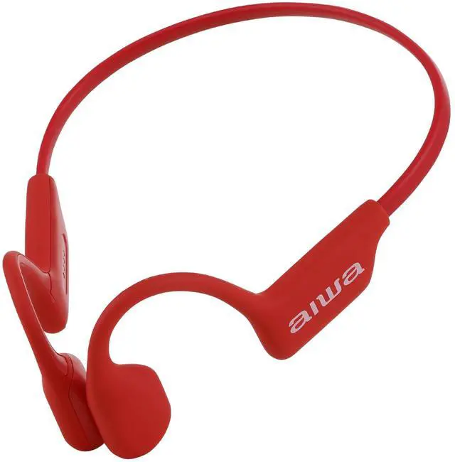 Main image of Bluetooth Headphones, Prodigy Swim Bone Conduction, Wireless Waterproof IP68 Sports Headset with 8GB MP3 Storage, 12-Hour Playtime, Open-Ear Design for Swimming, Running & Workouts (Red)