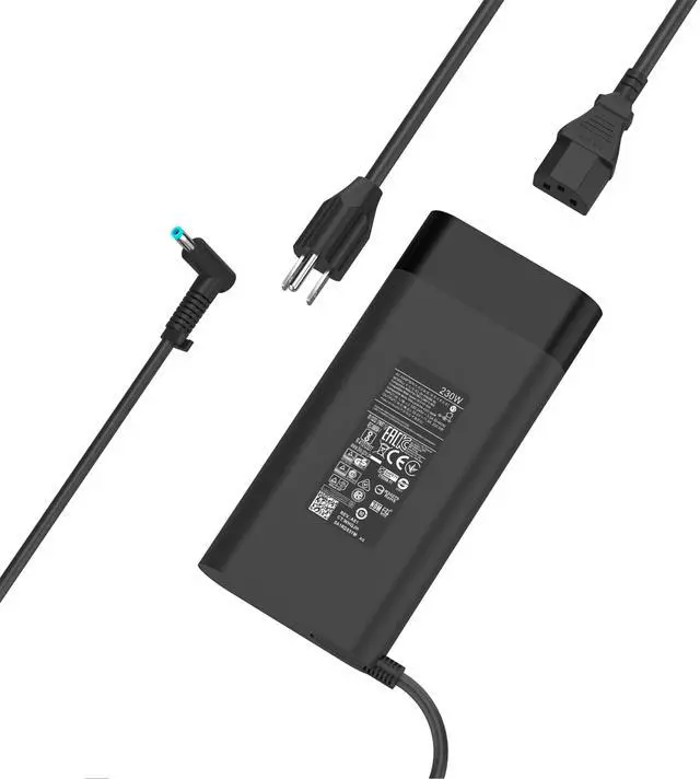 Main image of New 230W Charger Compatible with HP Omen 15 16 Victus 16 by Gaming Laptop ZBook Fury 16 G8 G9 G10 M41303-001 M85389-003 19.5V 11.8A Power Supply AC Adapter 4.5x3.0 mm Blue tip Supports Fast Charging