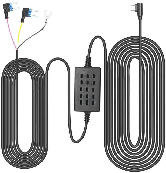 Main image of PAPAGO Dashboard Camera with Sensor Type-C Port USB-C Plug Hardwire Kit for Dash Cam Fuse 12V-24V to 5V Car Dash Cam Charger Power Cable, Fuse Connector Cable and Installation Tool (10ft) (AP100)