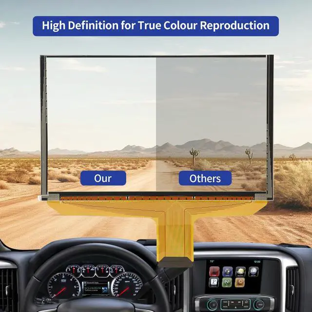 Alt view image 6 of 7 - DJ080PA-01A Digitizer Touch Screen Replacement, Fit Gmc Sierra Yukon Canyon Acadia 2014-2018 Chevy Silverado Tahoe Suburban Colorado Chevy Mylink 8-Inch Touchscreen Radio OEM