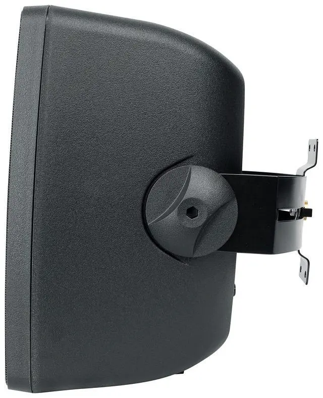 Alt view image 5 of 6 - WET-6525B 6.5" 70V Outdoor Wall Speakers in Black, 4-Pack | IPX55, 8 ohm 40W RMS, Adjustable Taps 30W/15W/7.5W/3.75W, 4-Way Swivel Mounts, Rustproof Aluminum Grills, Vented Enclosure