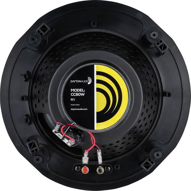 Alt view image 3 of 7 - CC80W 8" 2-Way in-Ceiling Speaker Pair
