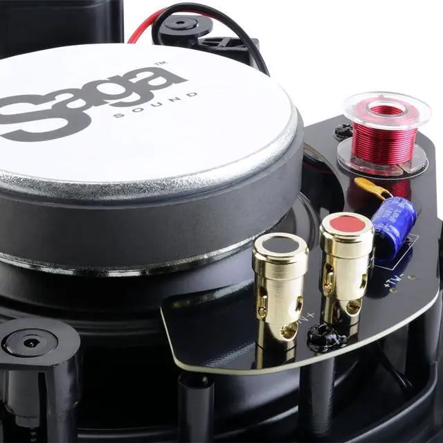 Alt view image 6 of 7 - Saga Sound 6.5 2-Way in-Ceiling Speaker (Pair)