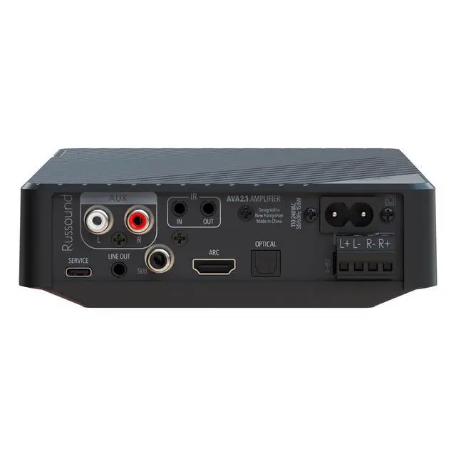 Alt view image 2 of 4 - AVA-Series 2.1-Channel Low-Profile Mini-AVR Audio Receiver with HDMI, AVA2.1