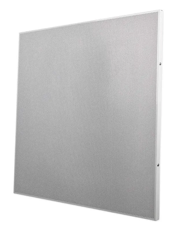 Alt view image 6 of 7 - DCS8T 8" 70V/100V 2x2 Drop Ceiling Tile Speaker, 2-Pack | Adjustable Tap 30W, 10W, 5W, 2.5W, 1.5W, 8 Ohm, Metal Grill, 105° Dispersion, 91dB Sensitivity, Commercial