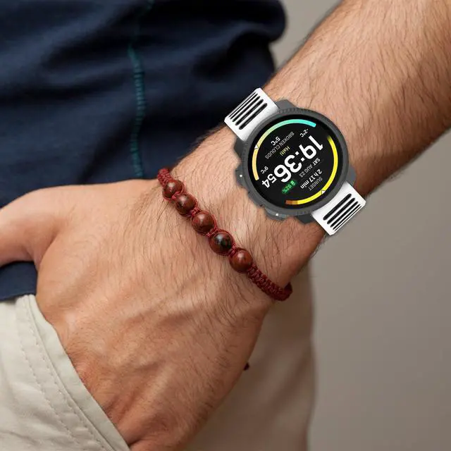 Alt view image 5 of 7 - Sport Watch Bands Compatible with SUUNTO RACE 2 /RUN/Race/vertical 2/9 peak pro, 22mm Silicone Replacement Strap Fit for COROS PACE 3 4 / PACE Pro/2 Pro/APEX 46mm / APEX Pro APEX 4 42mm
