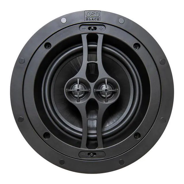 Alt view image 3 of 5 - 6.5" Dual Voice Coil in-Ceiling Speaker Trimless Stereo Design, 120W Power, Easy Install for Kitchens, Closets, and Multi-Room Setups, Single BK-R62DT