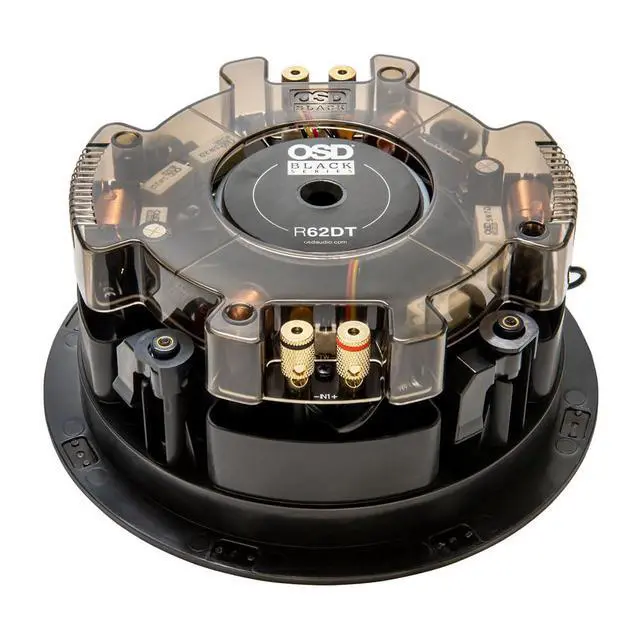Alt view image 4 of 5 - 6.5" Dual Voice Coil in-Ceiling Speaker Trimless Stereo Design, 120W Power, Easy Install for Kitchens, Closets, and Multi-Room Setups, Single BK-R62DT