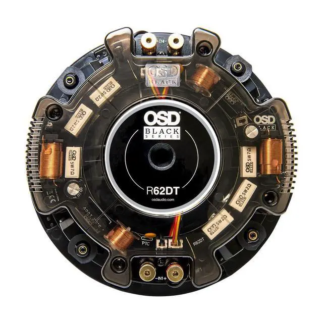 Alt view image 5 of 5 - 6.5" Dual Voice Coil in-Ceiling Speaker Trimless Stereo Design, 120W Power, Easy Install for Kitchens, Closets, and Multi-Room Setups, Single BK-R62DT