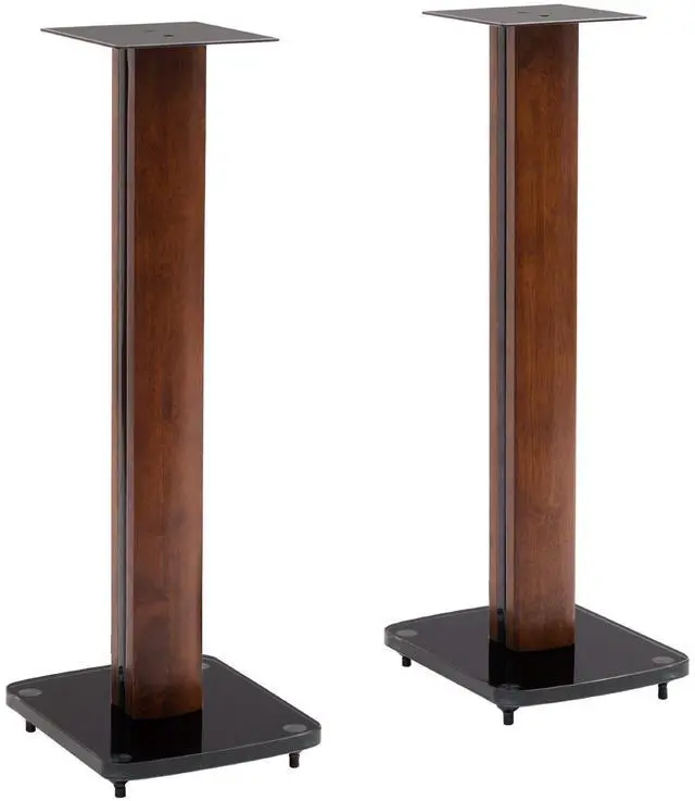 Main image of Glass and Steel Speaker Stand, 30-Inch
