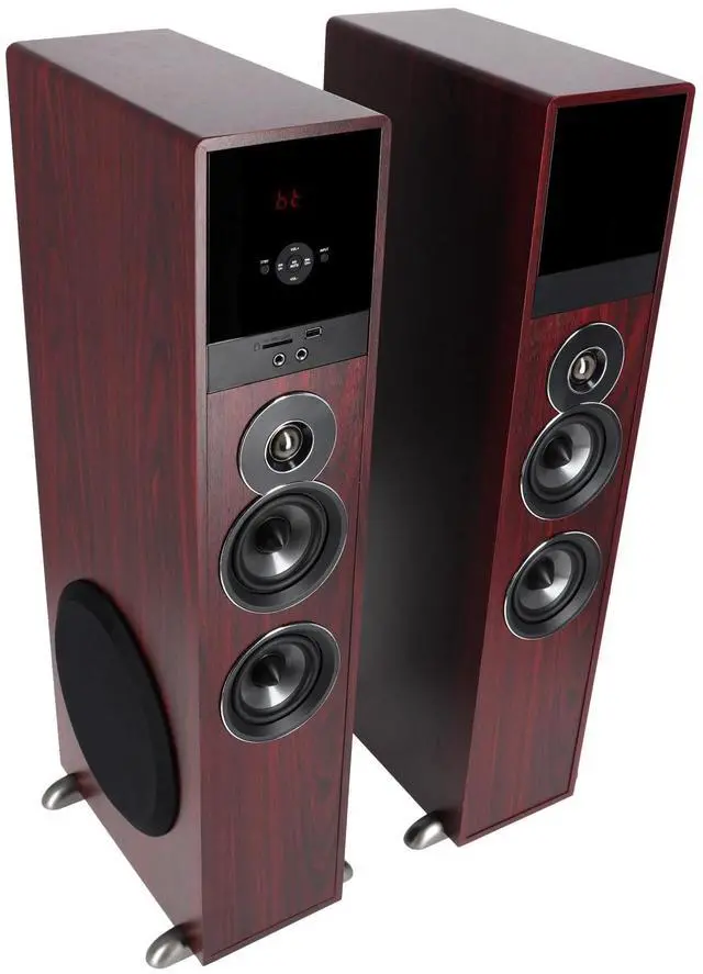 Main image of TM80C Bluetooth Home Theater Tower Speaker System+(2) 8" Subwoofers