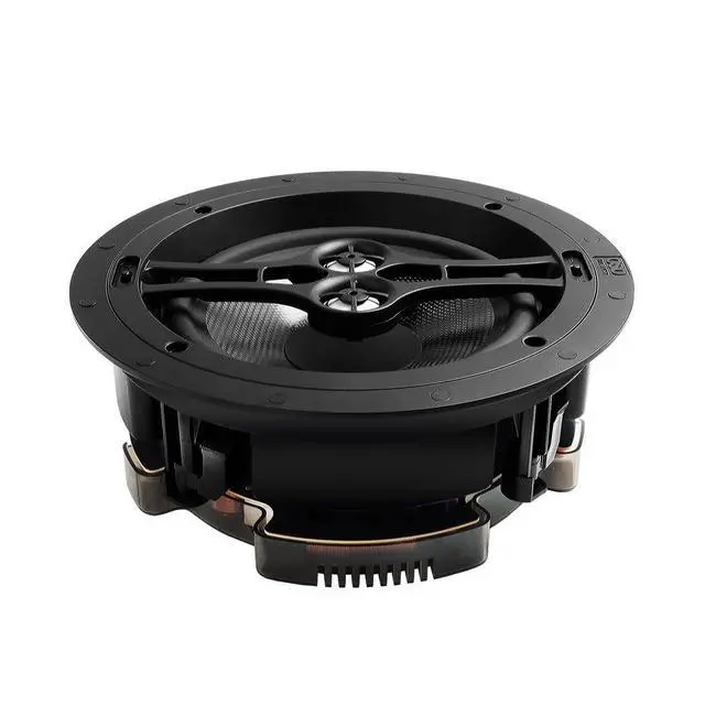 Alt view image 3 of 3 - 8" Dual Tweeter in-Ceiling Speaker, 3/4" Aluminum Dome Tweeters, Single, BK-R83DT