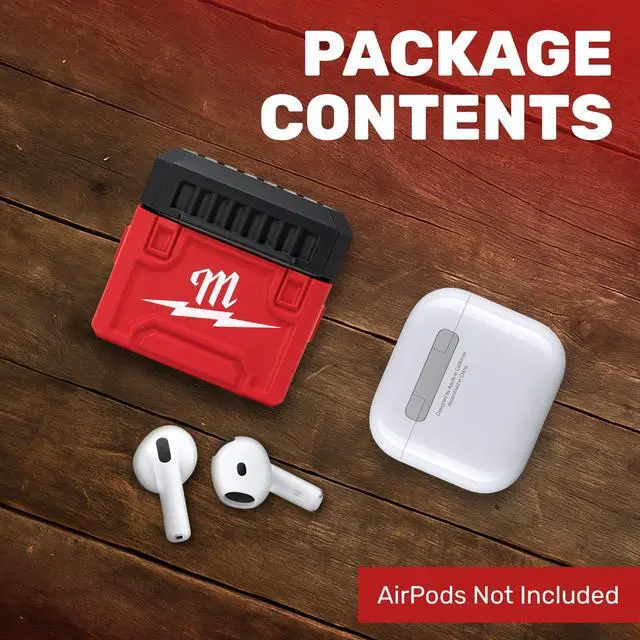 Alt view image 6 of 7 - AirPod 4 Case for Milwaukee Packout Durable Toolbox Design - Made in USA