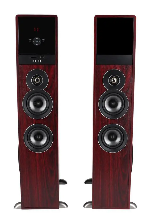 Alt view image 2 of 7 - TM80C Bluetooth Home Theater Tower Speaker System+(2) 8" Subwoofers