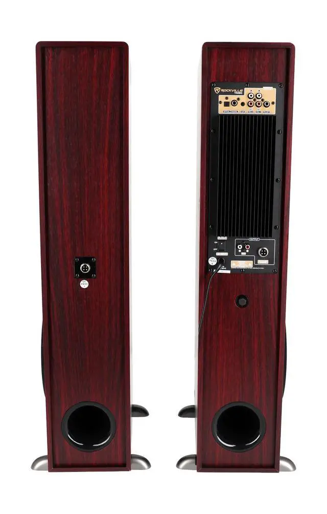 Alt view image 4 of 7 - TM80C Bluetooth Home Theater Tower Speaker System+(2) 8" Subwoofers