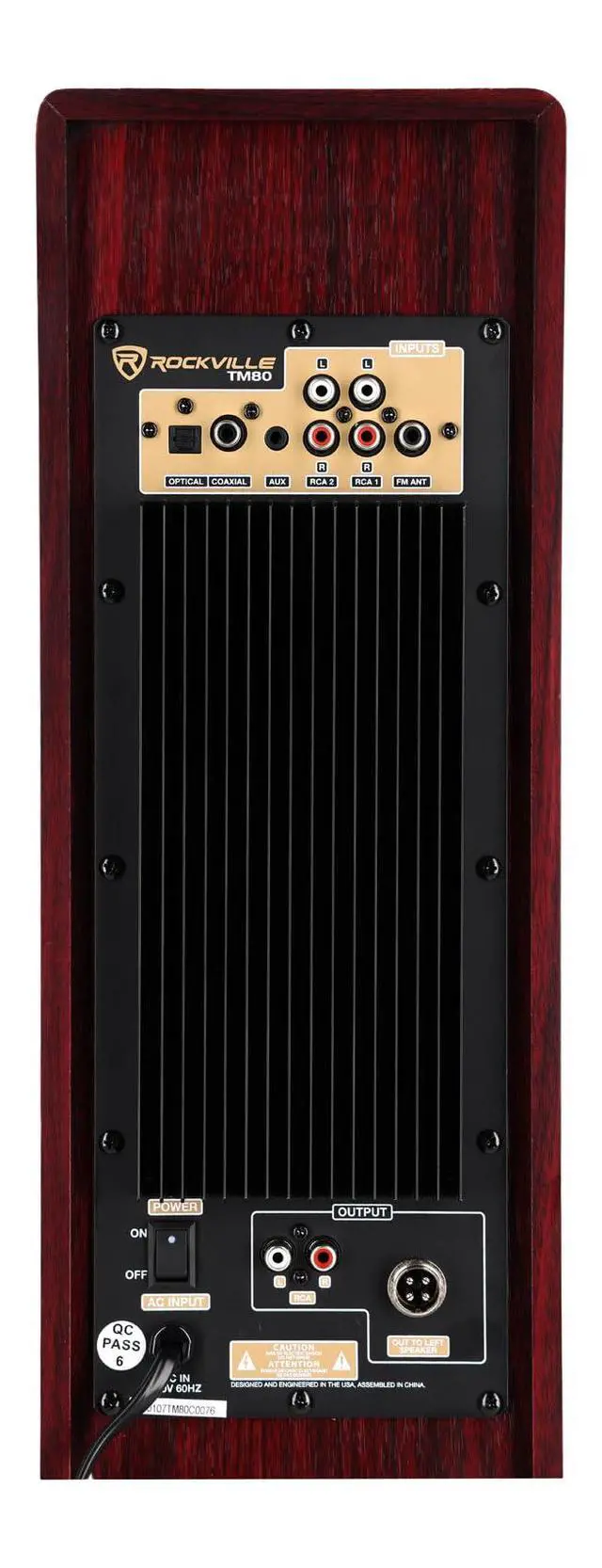 Alt view image 5 of 7 - TM80C Bluetooth Home Theater Tower Speaker System+(2) 8" Subwoofers