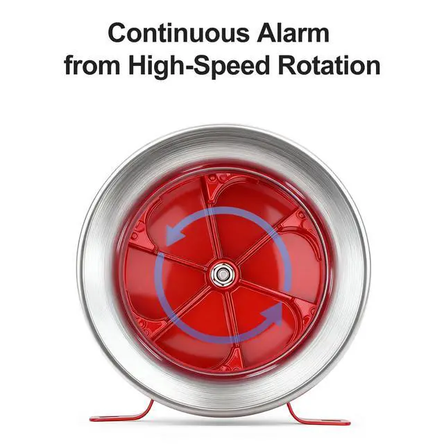 Alt view image 4 of 7 - MS-390 110V AC 0.93A Motor Siren - 125dB Industrial Alarm with Metal Housing for Security Systems & Emergency Alerts