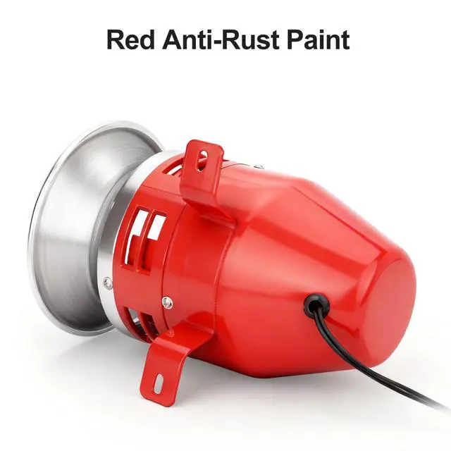 Alt view image 5 of 7 - MS-390 110V AC 0.93A Motor Siren - 125dB Industrial Alarm with Metal Housing for Security Systems & Emergency Alerts