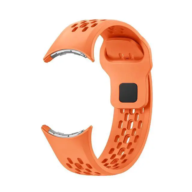 Alt view image 3 of 7 - 3 Packs Fit for Google pixel watch 3 45mm Silicone Watch Band for Women Men,Waterproof Breathable Wristband Adjustable Replacement Watch Straps Compatible with Pixel Watch 4 45mm