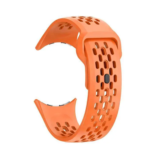 Alt view image 5 of 7 - 3 Packs Fit for Google pixel watch 3 45mm Silicone Watch Band for Women Men,Waterproof Breathable Wristband Adjustable Replacement Watch Straps Compatible with Pixel Watch 4 45mm
