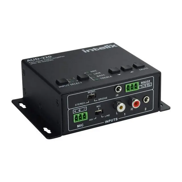 Alt view image 2 of 4 - 2 INPUT AUDIO AMPLIFIER, 2x20W (4 OHM) AUD-220
