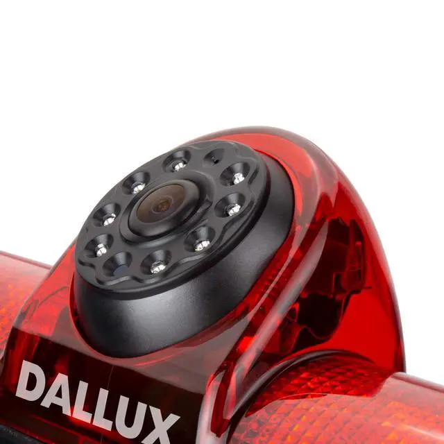 Alt view image 3 of 7 - Savana Cargo Van Brake Light Backup Camera for Transporter Chevrolet Express/GMC Savana 2003-2019/Chevy Explorer Van,3rd 170°Angle Waterproof Microphone Built-in Adjustable Lens Roof Mount Cam