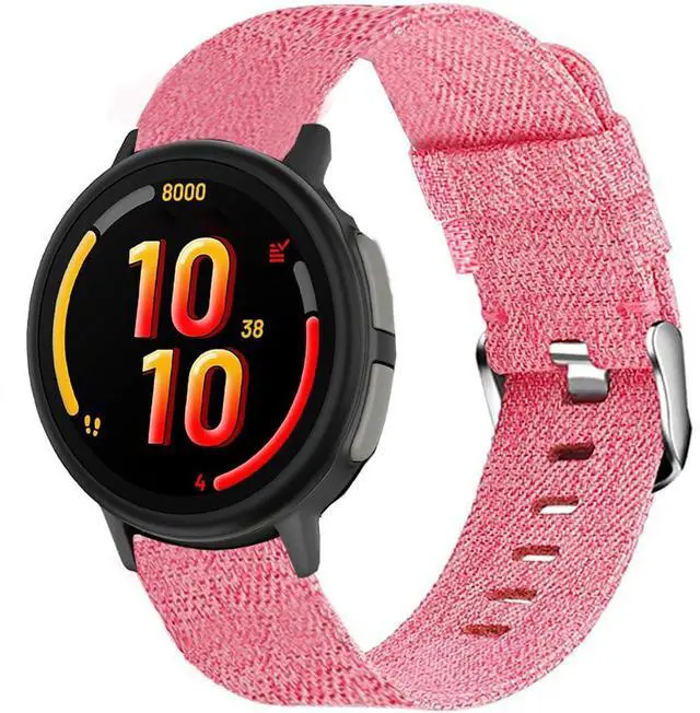 Main image of Compatible with Garmin Bounce 2 Band, Quick Release Breathable Nylon Woven Fabric Replacement Accessory Strap Compatible with Garmin Bounce 2, 1 Smart Watch