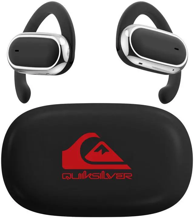 Main image of Open Ear Wireless Earbuds, Bluetooth 5.4 Headphones with Smart Digital Display and Ergonomic Secure Fit Earhook, Touch Controls, Sweat Resistant, Sports/Fitness/Travel/Workouts (Black)