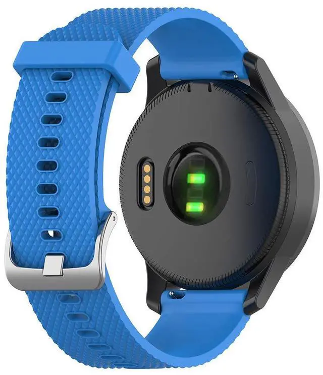 Alt view image 7 of 7 - Band for Garmin Vivoactive 4, Soft Silicone Replacement Watch Band for Garmin Vivoactive 4/ Venu 2 (No Tracker, Replacement Bands Only)