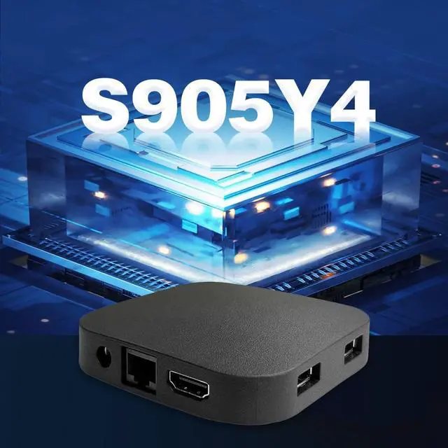 Alt view image 5 of 7 - 4K HDR Box Android 14.0 with Amlogic S905Y4, 4GB/ 32GB (Q8) | 2026 Android TV Box Dual WiFi 2.4G/5GBT5.0, USB 2.0 *2100M Ethernet,4K HDR Smart TV Box with BT Voice Remote IR Learning