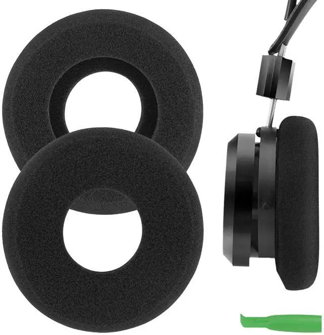 Main image of Comfort Foam Replacement Ear Pads for GRADO SR60, SR80, SR125, SR225, M1, M2 Headphones Ear Cushions, Repair Parts with Video Guide (Black)