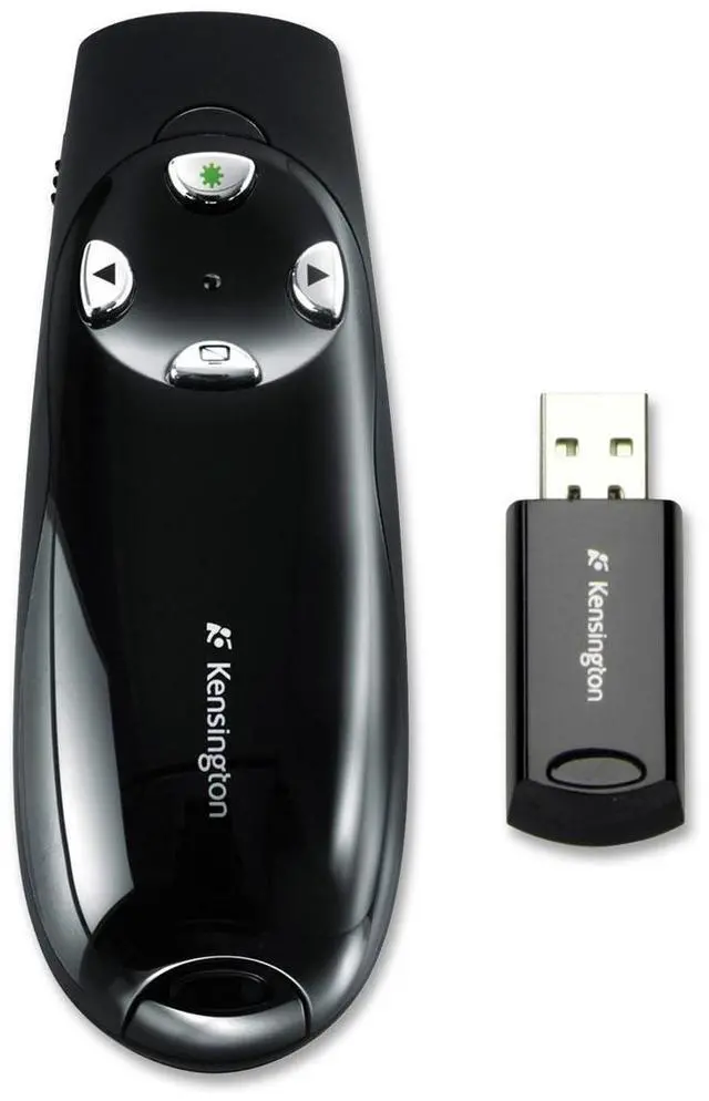 Main image of Wireless Presenter Pro with Green Laser, Class 2, 150 Ft Range, Black
