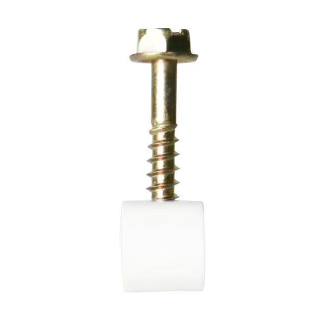 Alt view image 4 of 5 - Dual Cable Flexible Screw Clips (Pack of 100 / White)