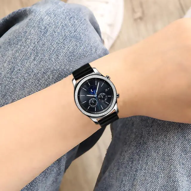 Alt view image 4 of 7 - Compatible for Samsung Watch 3 Watch Bezel Diamond Adhesive Bezel Ring Cover Anti Scratch Protection Cover Accessory 45mm 41mm