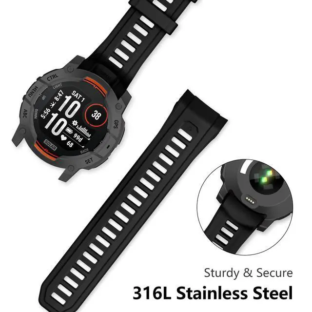 Alt view image 3 of 7 - Watch Bands Compatible with Instinct 3 Amoled/Solar 50mm