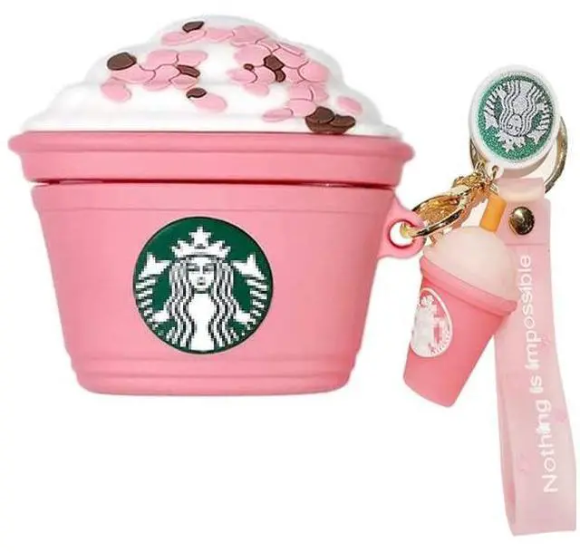 Main image of AirPod 4 Case,3D Cute Funny Cool Kawaii Fashion Ice Cream Cup for AirPods 4th Generation Case (2024) (Pink)