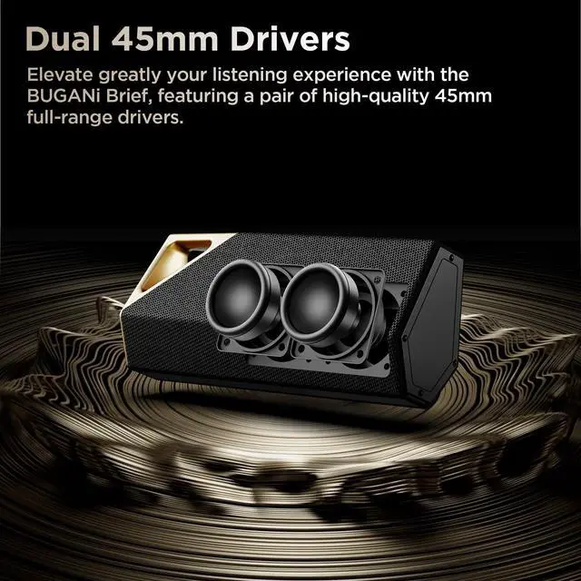 Alt view image 6 of 7 - Bluetooth Speaker Wireless Portable, Portable Speaker IPX7 Waterproof | Bluetooth 5.4, Auracast Multi-Speaker Party Mode, Built-in Mic, USB-C, 15H Playtime for Home, Outdoor, Travel