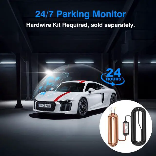 Alt view image 6 of 6 - Dash Cam Hardwire Kit with USB-C Port for V5 and R4-RD Dash Camera Models, Converts 12V-30V to 5V/3A, LED Indicator,24Hr Parking Monitoring Kit with Low Voltage Protection