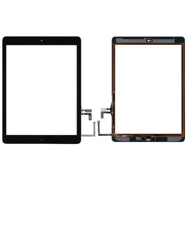Alt view image 2 of 7 - for Black IPad Air 1st Generation Touch Screen Digitizer Glass Replacement Modle A1474 A1475 A1476 with Home Button,Camera Holder,Preinstalled Adhesive,Toolkit