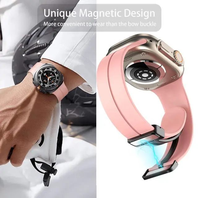 Alt view image 2 of 6 - Compatible with Garmin Venu X1 Bands, Soft Silicone Sport Wristband Replacement Straps Compatible with Garmin Venu X1 Smartwatch