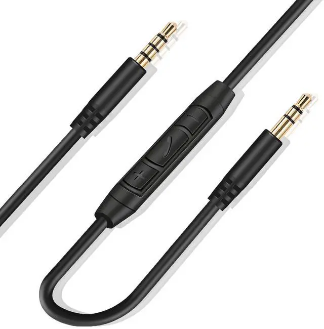 Main image of Sony Headphones Replacement Audio Cable Cord 3.5mm to 3.5mm Aux Wire | Work for Sony WH-1000XM5 WH-1000XM4 WH-1000XM3 WH-XB910N WH-CH710N WH-CH720N MDR-1000X MDR-1AM2, In-line Mic & Volume Control