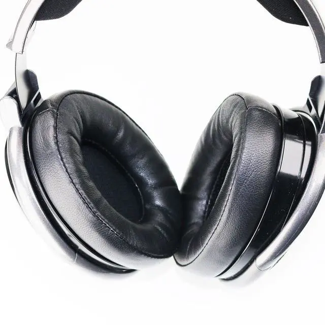 Alt view image 3 of 7 - Sheepskin Ear Pads Compatible with Sennheiser HD650, HD600, HD580, HD660S, HD660S2, HD58X, HD6XX Headphone Genuine Leather Replacement Memory Foam Earpads Cushions