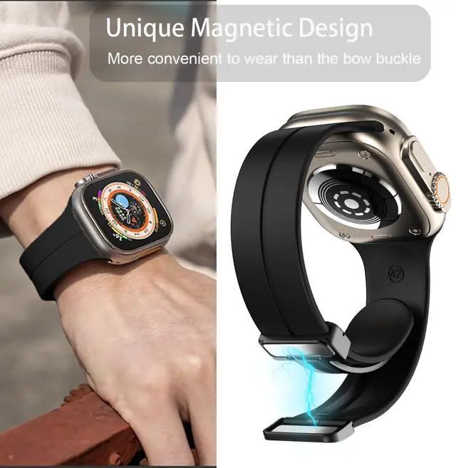 Alt view image 2 of 6 - Compatible with Garmin Venu X1 Bands, Soft Silicone Sport Wristband Replacement Straps Compatible with Garmin Venu X1 Smartwatch